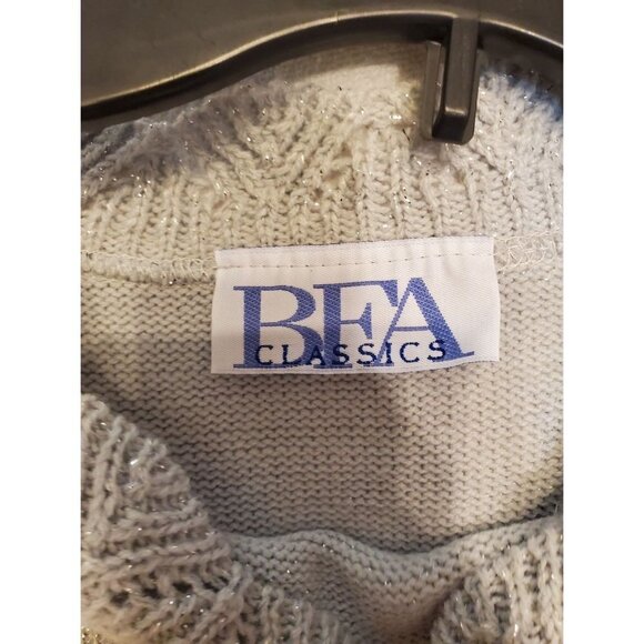 BFA Classics Glitter  XL Silver  Solid Acrylic sku3 - Picture 3 of 3